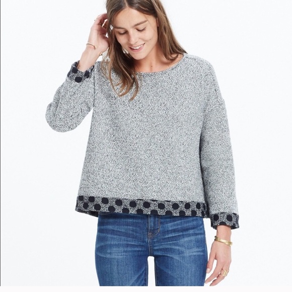 Madewell polka dot reversible sweater - Picture 2 of 2